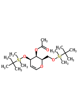 4-O-acetyl-3,6-di-o-(tert-butyldimethylsilyl)-d-galactal Structure,163381-38-2Structure