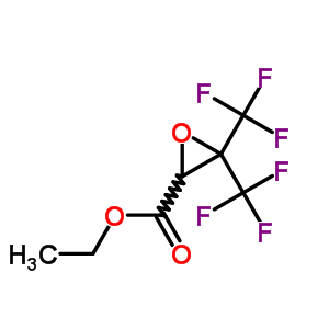 3,3-雙(三氟甲基)-2-環(huán)氧乙烷羧酸乙酯結構式_1644-09-3結構式