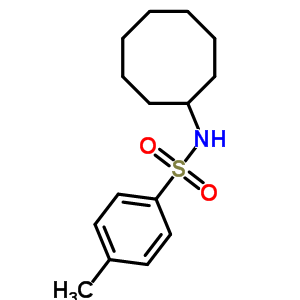 Benzenesulfonamide,n-cyclooctyl-4-methyl-Structure,16801-74-4Structure Benzenesulfonamide,n-cyclooctyl-4-methyl- Structure,16801-74-4Structure