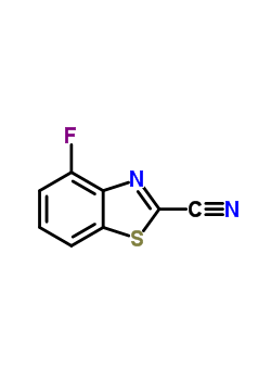 2-Benzothiazolecarbonitrile,4-fluoro-(9ci)Structure,169776-13-0Structure 2-Benzothiazolecarbonitrile,4-fluoro-(9ci) Structure,169776-13-0Structure