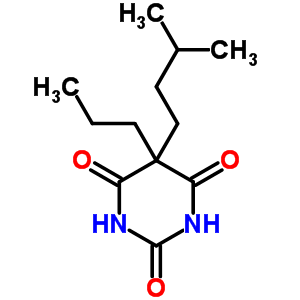 2,4,6(1H,3h,5h)-pyrimidinetrione,5-(3-methylbutyl)-5-propyl-Structure,17013-42-2Structure 2,4,6(1H,3h,5h)-pyrimidinetrione,5-(3-methylbutyl)-5-propyl- Structure,17013-42-2Structure