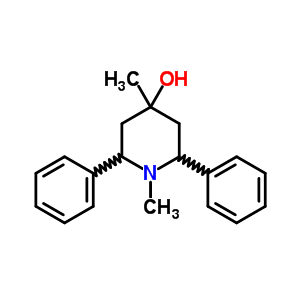 1,4-Dimethyl-2,6-diphenyl-piperidin-4-olStructure,17107-13-0Structure 1,4-Dimethyl-2,6-diphenyl-piperidin-4-ol Structure,17107-13-0Structure