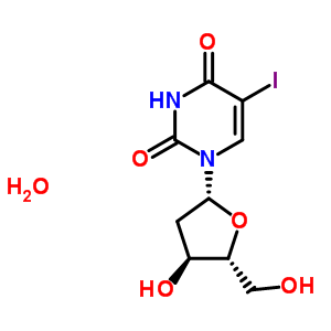 5-Iodo-2-deoxyuridine (hydrate)Structure,17140-71-5Structure 5-Iodo-2-deoxyuridine (hydrate) Structure,17140-71-5Structure