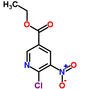 6-Chloro-5-nitro-3-pyridinecarboxylic acid ethyl ester Structure,171876-22-5Structure