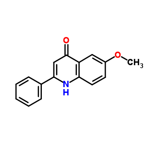 4-Hydroxy-6-methoxy-2-phenylquinolineStructure,17282-70-1Structure 4-Hydroxy-6-methoxy-2-phenylquinoline Structure,17282-70-1Structure