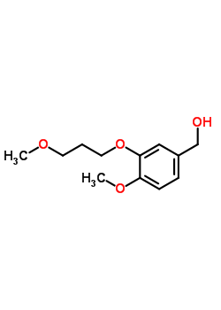 4-Methoxy-3-(3-methoxypropoxy)-benzenemethanolStructure,172900-74-2Structure 4-Methoxy-3-(3-methoxypropoxy)-benzenemethanol Structure,172900-74-2Structure