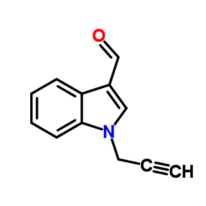 1-Prop-2-ynyl-1h-indole-3-carbaldehydeStructure,173531-53-8Structure 1-Prop-2-ynyl-1h-indole-3-carbaldehyde Structure,173531-53-8Structure