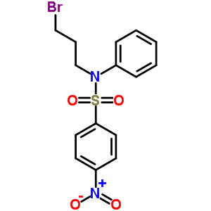 N-(3-bromopropyl)-4-nitro-n-phenyl-benzenesulfonamideStructure,17400-18-9Structure N-(3-bromopropyl)-4-nitro-n-phenyl-benzenesulfonamide Structure,17400-18-9Structure