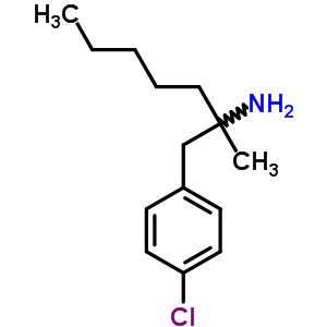 Benzeneethanamine, 4-chloro-a-methyl-a-pentyl-Structure,1743-65-3Structure Benzeneethanamine, 4-chloro-a-methyl-a-pentyl- Structure,1743-65-3Structure
