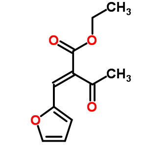 Butanoic acid,2-(2-furanylmethylene)-3-oxo-, ethyl esterStructure,17448-84-9Structure Butanoic acid,2-(2-furanylmethylene)-3-oxo-, ethyl ester Structure,17448-84-9Structure