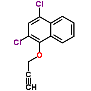 2,4-Dichloro-1-prop-2-ynoxy-naphthaleneStructure,17727-36-5Structure 2,4-Dichloro-1-prop-2-ynoxy-naphthalene Structure,17727-36-5Structure