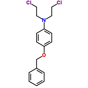 Benzenamine,n,n-bis(2-chloroethyl)-4-(phenylmethoxy)-Structure,17794-35-3Structure Benzenamine,n,n-bis(2-chloroethyl)-4-(phenylmethoxy)- Structure,17794-35-3Structure