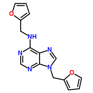9H-purin-6-amine,n,9-bis(2-furanylmethyl)-Structure,17801-46-6Structure 9H-purin-6-amine,n,9-bis(2-furanylmethyl)- Structure,17801-46-6Structure