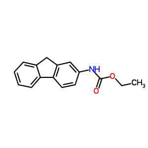 (6CI,7CI,8CI)-芴-2-氨基甲酸乙酯結(jié)構(gòu)式_1785-15-5結(jié)構(gòu)式