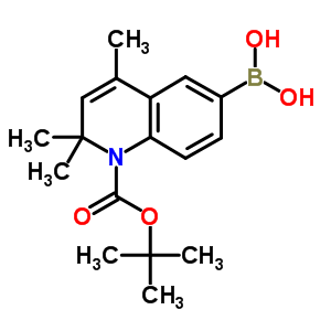 1-(Tert-butoxycarbonyl)-1,2-dihydro-2,2,4-trimethylquinolin-6-yl-6-boronic acidStructure,179894-36-1Structure 1-(Tert-butoxycarbonyl)-1,2-dihydro-2,2,4-trimethylquinolin-6-yl-6-boronic acid Structure,179894-36-1Structure