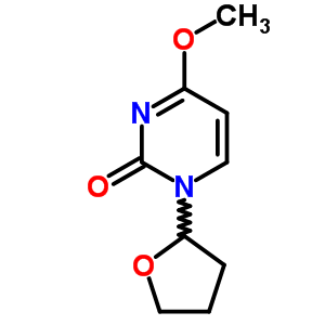 2(1H)-pyrimidinone,4-methoxy-1-(tetrahydro-2-furanyl)-Structure,18002-24-9Structure 2(1H)-pyrimidinone,4-methoxy-1-(tetrahydro-2-furanyl)- Structure,18002-24-9Structure
