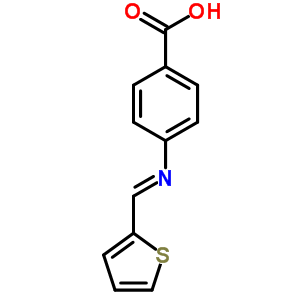 4-(Thiophen-2-ylmethylideneamino)benzoic acidStructure,18015-03-7Structure 4-(Thiophen-2-ylmethylideneamino)benzoic acid Structure,18015-03-7Structure