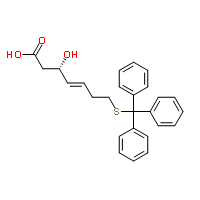 (S,e)-3-hydroxy-7-(tritylthio)hept-4-enoic acidStructure,180973-24-2Structure (S,e)-3-hydroxy-7-(tritylthio)hept-4-enoic acid Structure,180973-24-2Structure