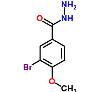 3-Bromo-4-methoxybenzohydrazideStructure,181136-33-4Structure 3-Bromo-4-methoxybenzohydrazide Structure,181136-33-4Structure