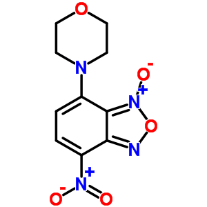 Benzofurazan, 4-(4-morpholinyl)-7-nitro-, 3-oxideStructure,18378-05-7Structure Benzofurazan, 4-(4-morpholinyl)-7-nitro-, 3-oxide Structure,18378-05-7Structure