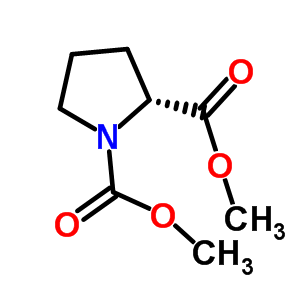Dimethyl (2r)-1,2-pyrrolidinedicarboxylateStructure,185246-66-6Structure Dimethyl (2r)-1,2-pyrrolidinedicarboxylate Structure,185246-66-6Structure