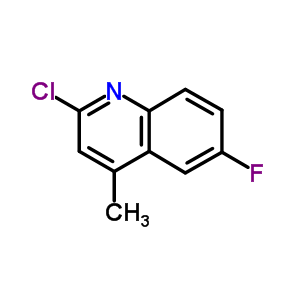 2-Chloro-6-fluoro-4-methylquinolineStructure,18529-12-9Structure 2-Chloro-6-fluoro-4-methylquinoline Structure,18529-12-9Structure