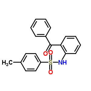 Benzenesulfonamide,n-(2-benzoylphenyl)-4-methyl-Structure,1859-71-8Structure Benzenesulfonamide,n-(2-benzoylphenyl)-4-methyl- Structure,1859-71-8Structure