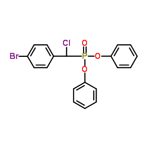 Diphenyl 4-bromo-alpha-chlorobenzylphosphonateStructure,189099-56-7Structure Diphenyl 4-bromo-alpha-chlorobenzylphosphonate Structure,189099-56-7Structure