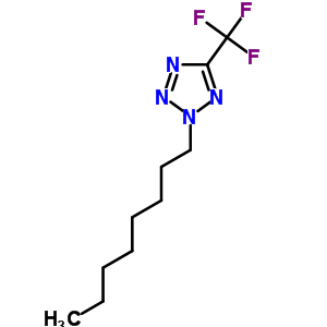 2-辛基-5-(三氟甲基)四唑結(jié)構(gòu)式_1893-98-7結(jié)構(gòu)式