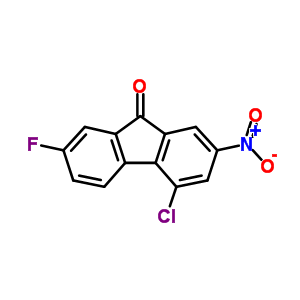 9H-fluoren-9-one,4-chloro-7-fluoro-2-nitro-Structure,1914-40-5Structure 9H-fluoren-9-one,4-chloro-7-fluoro-2-nitro- Structure,1914-40-5Structure