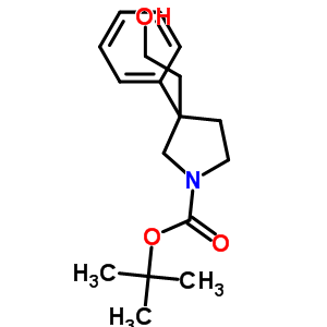 Tert-butyl 3-(2-hydroxyethyl)-3-phenylpyrrolidine-1-carboxylateStructure,192940-81-1Structure Tert-butyl 3-(2-hydroxyethyl)-3-phenylpyrrolidine-1-carboxylate Structure,192940-81-1Structure
