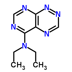N,N-二乙基-嘧啶并[5,4-e]-1,2,4-噻嗪-5-胺結(jié)構(gòu)式_19359-59-2結(jié)構(gòu)式