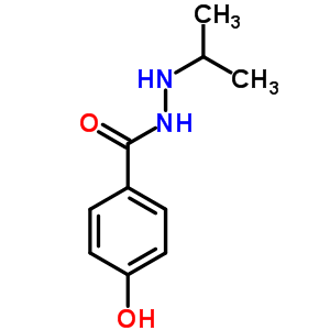 Benzoicacid, 4-hydroxy-, 2-(1-methylethyl)hydrazideStructure,19436-43-2Structure Benzoicacid, 4-hydroxy-, 2-(1-methylethyl)hydrazide Structure,19436-43-2Structure