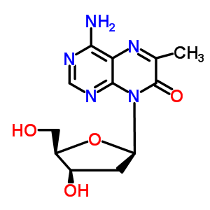4-Amino-6-methyl-8-(2-deoxy-beta-d-ribofuranosyl)-7(8h)-pteridoneStructure,195442-55-8Structure 4-Amino-6-methyl-8-(2-deoxy-beta-d-ribofuranosyl)-7(8h)-pteridone Structure,195442-55-8Structure
