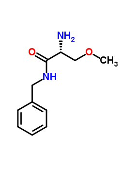 (2R)-2-amino-3-methoxy-n-(phenylmethyl)propanamideStructure,196601-69-1Structure (2R)-2-amino-3-methoxy-n-(phenylmethyl)propanamide Structure,196601-69-1Structure