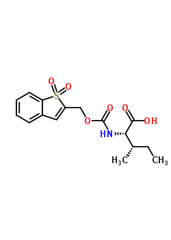 N-Bsmoc-L-異亮氨酸結(jié)構(gòu)式_197245-22-0結(jié)構(gòu)式