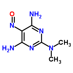 N2,n2-dimethyl-5-nitroso-pyrimidine-2,4,6-triamineStructure,19791-41-4Structure N2,n2-dimethyl-5-nitroso-pyrimidine-2,4,6-triamine Structure,19791-41-4Structure