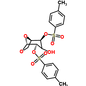 1,6-Anhydro-2,4-di-o-p-toluenesulfonyl-beta-d-glucopyranoseStructure,20204-80-2Structure 1,6-Anhydro-2,4-di-o-p-toluenesulfonyl-beta-d-glucopyranose Structure,20204-80-2Structure
