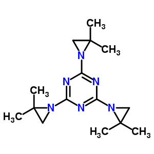 2,4,6-Tris(2,2-dimethylaziridin-1-yl)-1,3,5-triazineStructure,20354-76-1Structure 2,4,6-Tris(2,2-dimethylaziridin-1-yl)-1,3,5-triazine Structure,20354-76-1Structure