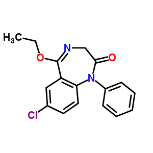 7-Chloro-5-ethoxy-1-phenyl -1h-1,4-benzodiazepin-2(3h)-oneStructure,20430-81-3Structure 7-Chloro-5-ethoxy-1-phenyl -1h-1,4-benzodiazepin-2(3h)-one Structure,20430-81-3Structure