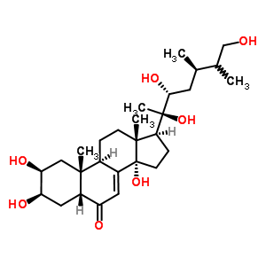 (22R)-2beta,3beta,14,20,22,26-hexahydroxy-5beta-ergost-7-en-6-oneStructure,20512-31-6Structure (22R)-2beta,3beta,14,20,22,26-hexahydroxy-5beta-ergost-7-en-6-one Structure,20512-31-6Structure