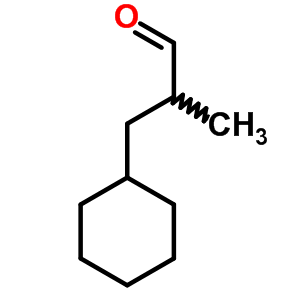 3-Cyclohexyl-2-methyl-propanalStructure,20514-52-7Structure 3-Cyclohexyl-2-methyl-propanal Structure,20514-52-7Structure