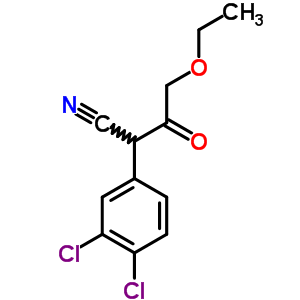 2-(3,4-Dichlorophenyl)-4-ethoxy-3-oxo-butanenitrileStructure,20535-57-3Structure 2-(3,4-Dichlorophenyl)-4-ethoxy-3-oxo-butanenitrile Structure,20535-57-3Structure