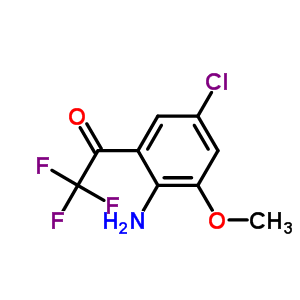 4-Chloro-2-trifluoroacetyl-6-methoxyanilineStructure,205756-22-5Structure 4-Chloro-2-trifluoroacetyl-6-methoxyaniline Structure,205756-22-5Structure