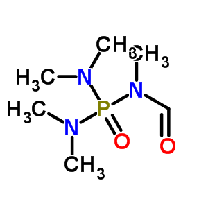 n-(雙(二甲基氨基)膦)-n-甲基甲酰胺結構式_20583-06-6結構式