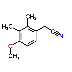 2,3-Dimethyl-4-methoxyphenylacetonitrileStructure,206559-60-6Structure 2,3-Dimethyl-4-methoxyphenylacetonitrile Structure,206559-60-6Structure
