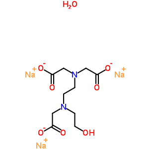N-(2-hydroxyethyl)ethylenediaminetriacetic acid, trisodium salt hydrateStructure,207386-87-6Structure N-(2-hydroxyethyl)ethylenediaminetriacetic acid, trisodium salt hydrate Structure,207386-87-6Structure