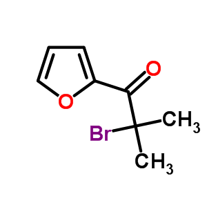 1-Propanone, 2-bromo-1-(2-furanyl)-2-methyl-(9ci)Structure,20895-05-0Structure 1-Propanone, 2-bromo-1-(2-furanyl)-2-methyl-(9ci) Structure,20895-05-0Structure