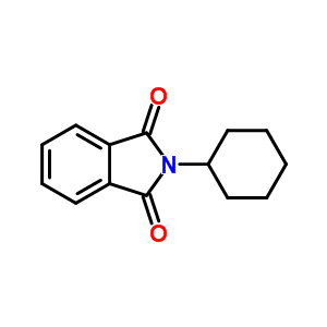 2-Cyclohexylisoindole-1,3-dioneStructure,2133-65-5Structure 2-Cyclohexylisoindole-1,3-dione Structure,2133-65-5Structure