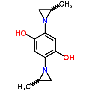 2,5-Bis(2-methylaziridin-1-yl)benzene-1,4-diolStructure,21384-06-5Structure 2,5-Bis(2-methylaziridin-1-yl)benzene-1,4-diol Structure,21384-06-5Structure